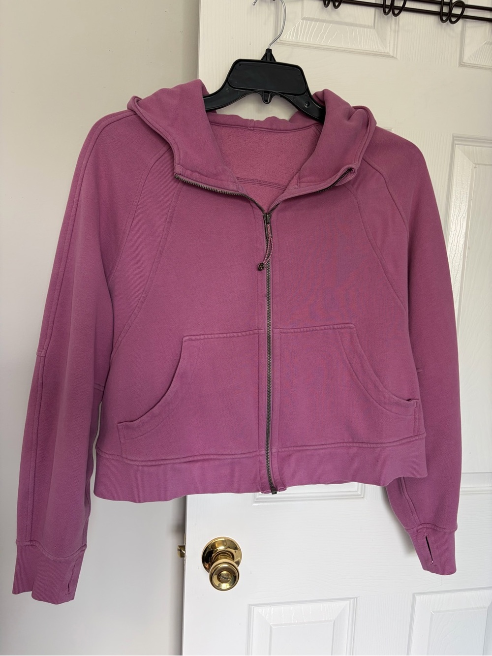 Lululemon Women's Zip-Front Hooded Jacket in Dusty Rose